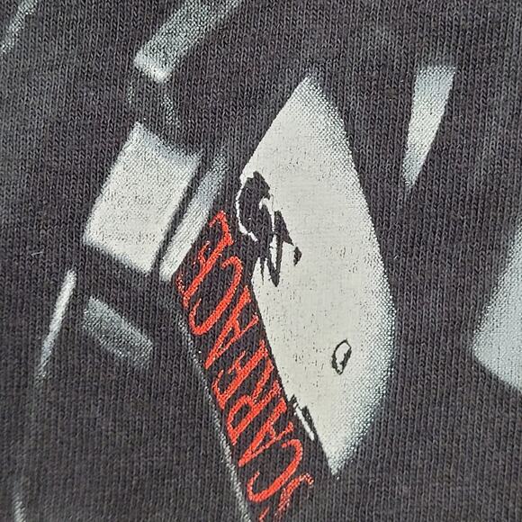 Scarface Al-Pacino Shirt XS/S 16x24 Cropped Black Movie - Picture 9 of 11